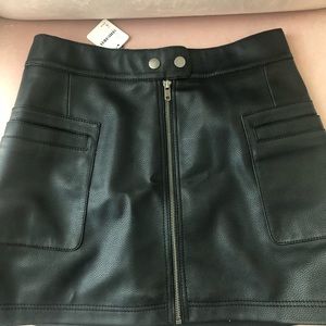 Free People Leather Skirt- New With Tags